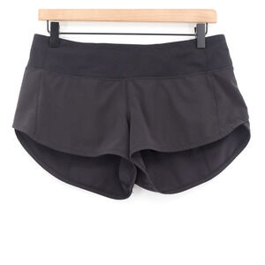 Lululemon Women's Speed Up Short 2.5" Inseam Athletic Black (First Release) Sz 6